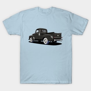 Ford F1 truck in black T-Shirt